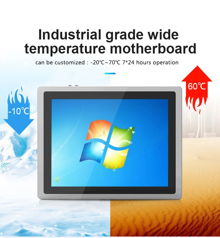 15.6 Inch IP65 Dustproof Waterproof Touch Screen Win7/8/10 OS Panel PC Mini Industrial Computer