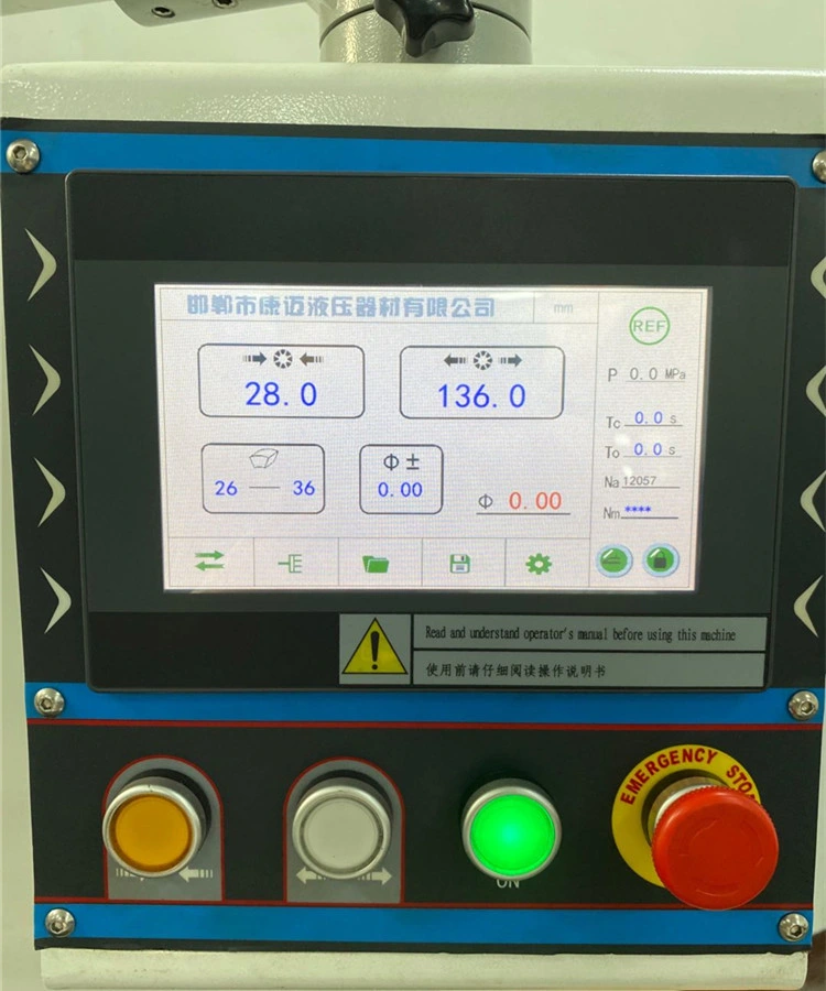 Crimping Machine Km-91h Touch Screen Type to Europe Market with CE&SGS Certificated