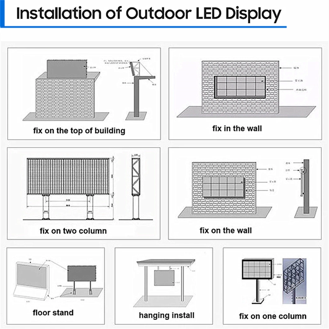 Touchscreen Standing LCD LED Screen Indoor P5 Ad Indoor Fixed LED Screen