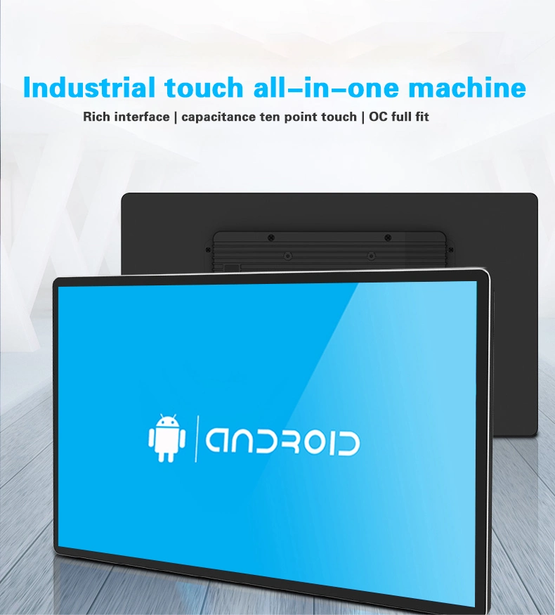 OEM 1920*1080 21.5&quot; Inch Full Fit Capacitive Touch Display / Android Touchscreen PC All in One Computer Industrial Panel PC