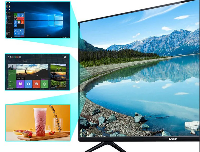 2023 Hot Selling 55&prime;&prime; LED TV 4K Android Smart TV WiFi Television 55inch Curved Screen