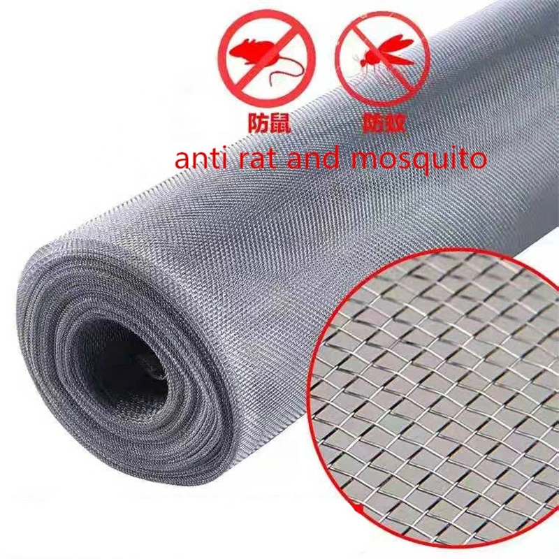 Insect Aluminum Screening Bright Silver Finish Size 1520mm&times; 20m for Windows and Doors