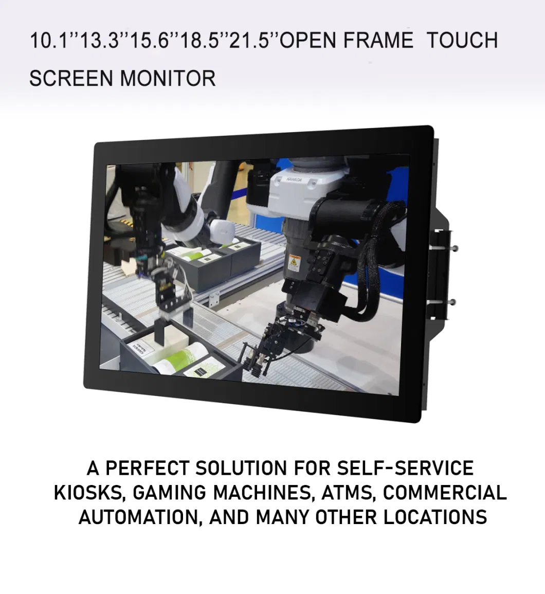 10.1-Inch, Embedded Touch Screen All in One PC Open Industrial Capacitor Touch Screen Display