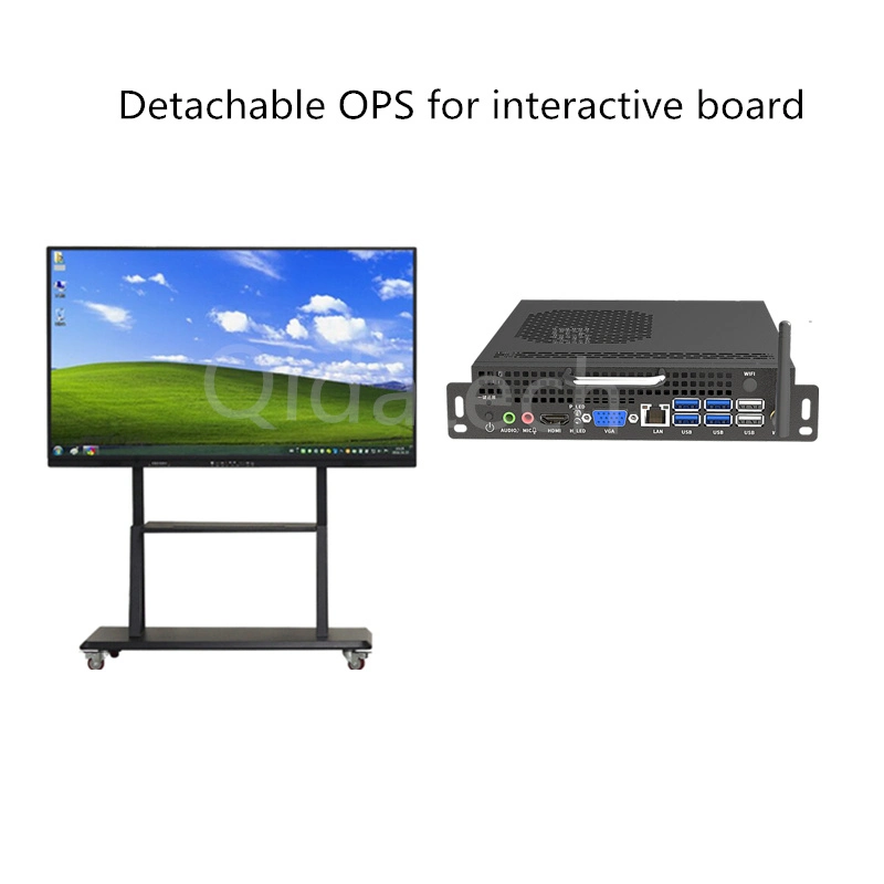 Smart Board All in One Touchscreen Panel PC with LED Touch Screen Monitor Education OPS Mini PC for Schools and Confirence