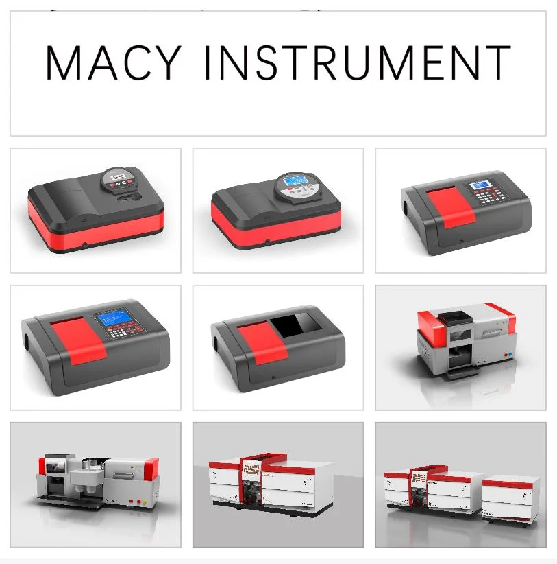 Macylab Single-Chip Microcomputer Control Double Beam UV/Vis Spectrophotometer Touch LCD Screeen
