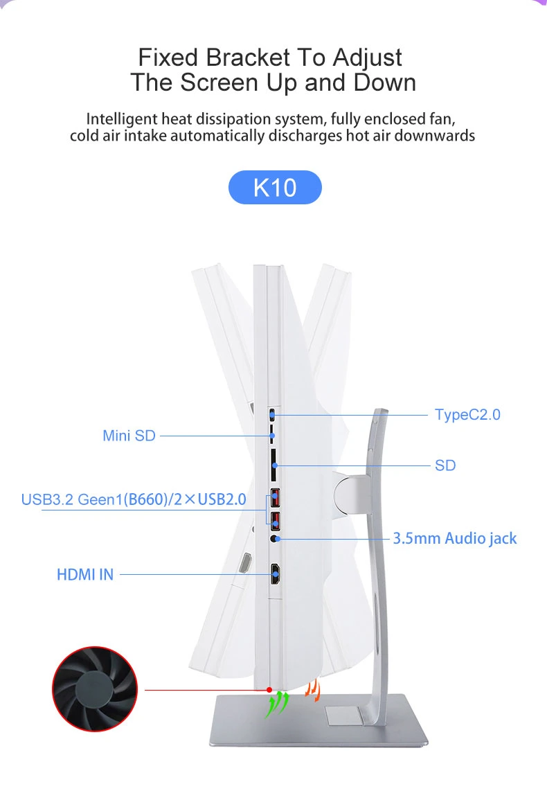 Monoblock 27 Inch All in One Touch Screen Desktop Computer