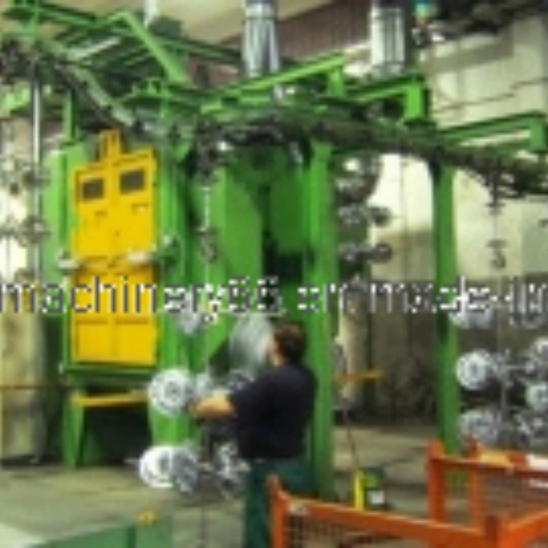 Tach Derrick Chain Shot Blasting Machine for Casting Surface Cleaning