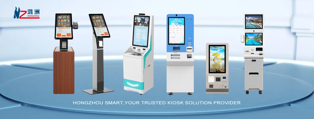 Customized Curved Screen Self-Service Kiosk