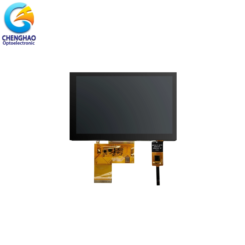 Made in China 12: 00 View Touchscreen 5 Inch 800*480 Resolution TFT Color Monitor