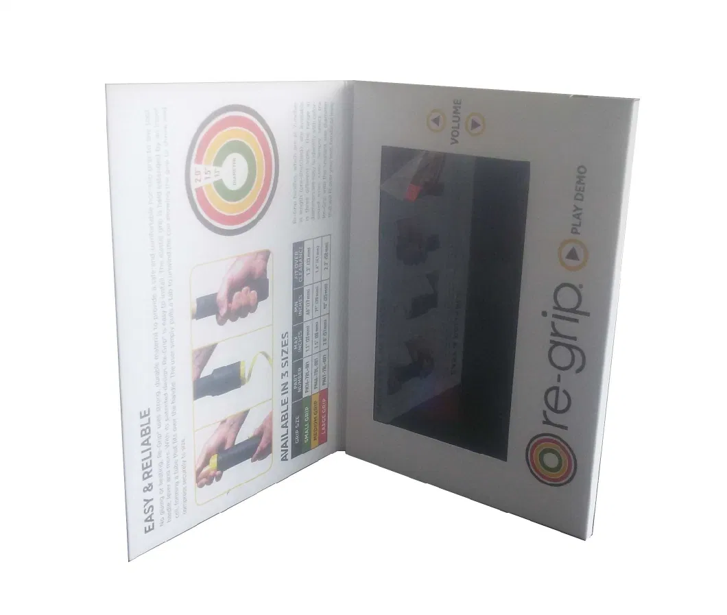 Marketing 7inch Touch Screen Video Card