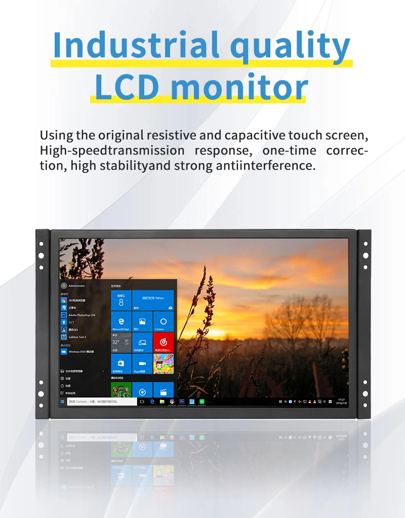Hot Sale 10.1 Inch 1920X1200 Open Frame Embedded HD 1080P Industrial Touchscreen Computer Monitor