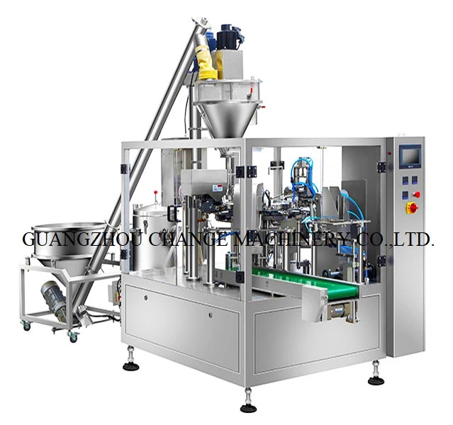Automatic Foods Snacks Puffed Foods Frozen Foods Preformed Bags Packing Machine