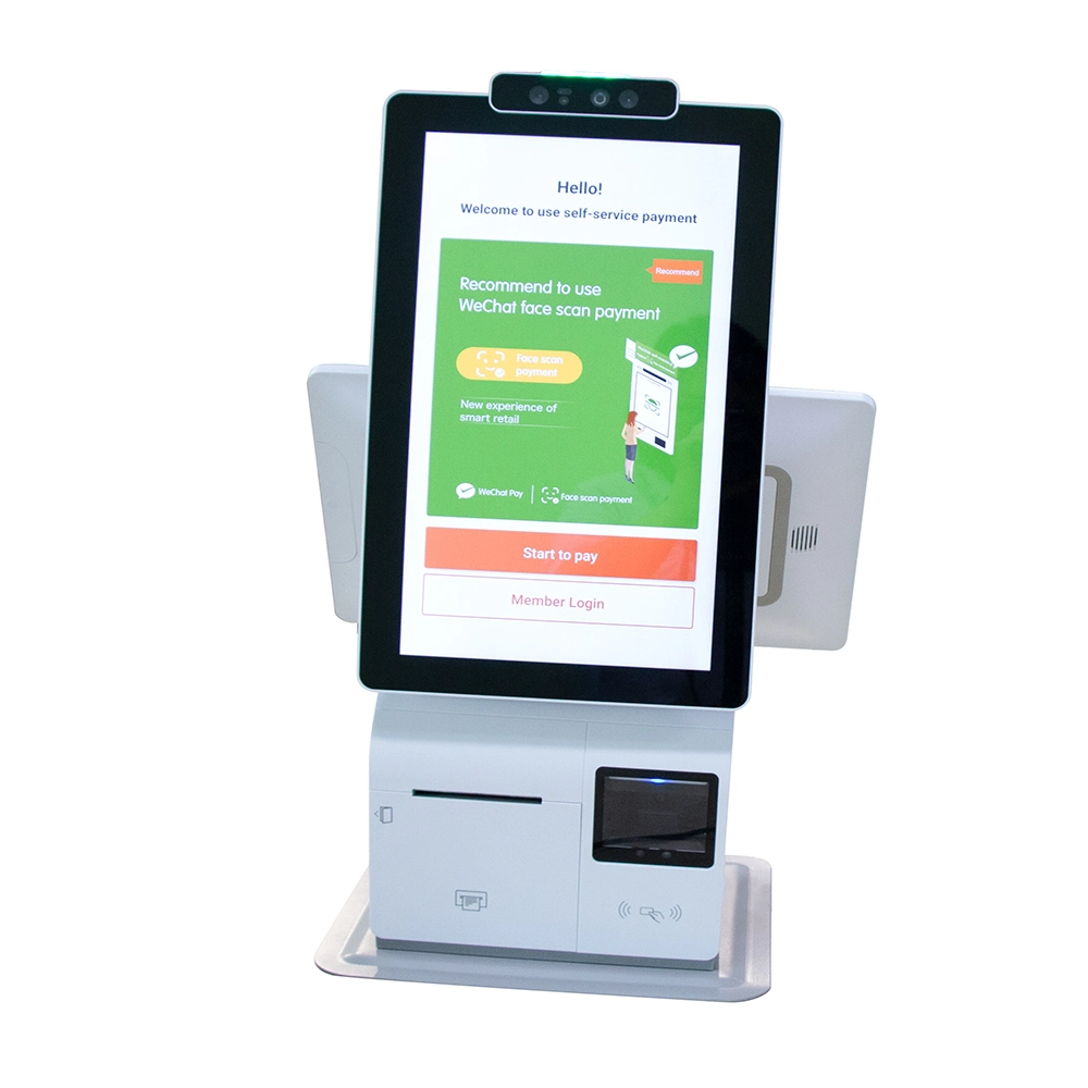 Retail Restaurant POS Device Dual Screen Touch Screen Cash Register