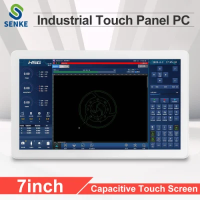 Fabricante de Tablet PC de la industria de senke Window10 N2840 2GB DDR3 32GB Pantalla de IP65" de PC industrial con panel táctil SSD 7