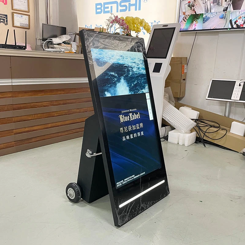 43 Inch IP65 Waterproof Outdoor TV LED Digital LCD Display Kiosk Advertising Touch Screen Signage Totem Battery Interactive Monitor