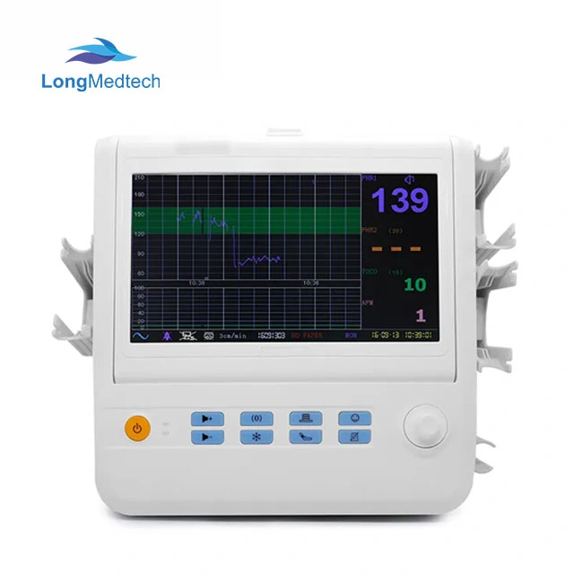 Portable Jumper 12 Inch Color Screen Cardiotocograph Ctg Fetal Doppler Fetal Monitor