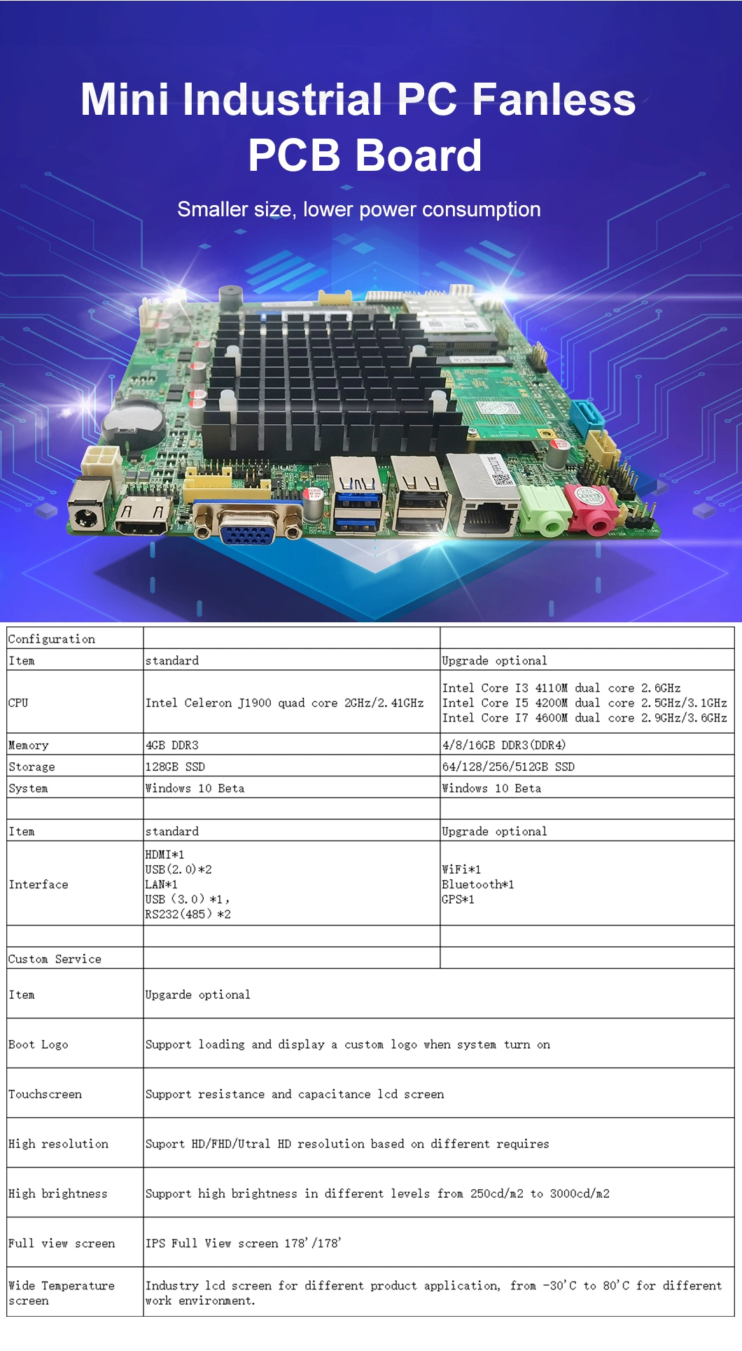 15.6&quot; 1080P Full HD Core I5 6th Gen Intel Industrial Control All-in-One Computer Capacitive Touch Display Industrial Equipment Screen