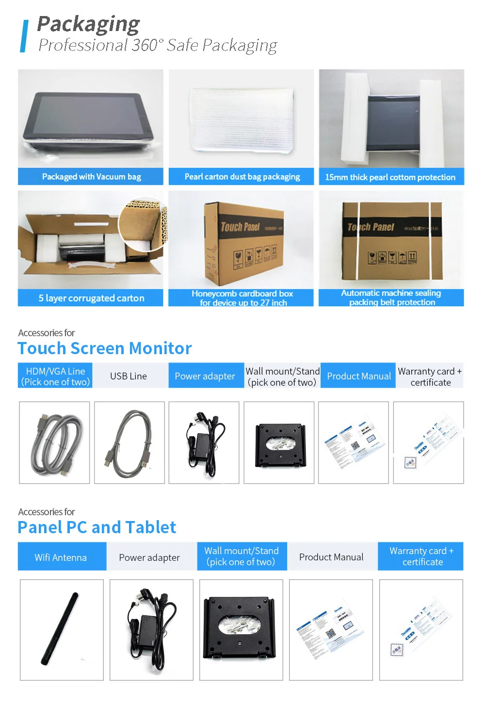 7mm Ultra Thin Bezel FHD 21 Inch Touch Screen All in One Computer Desktop with SSD