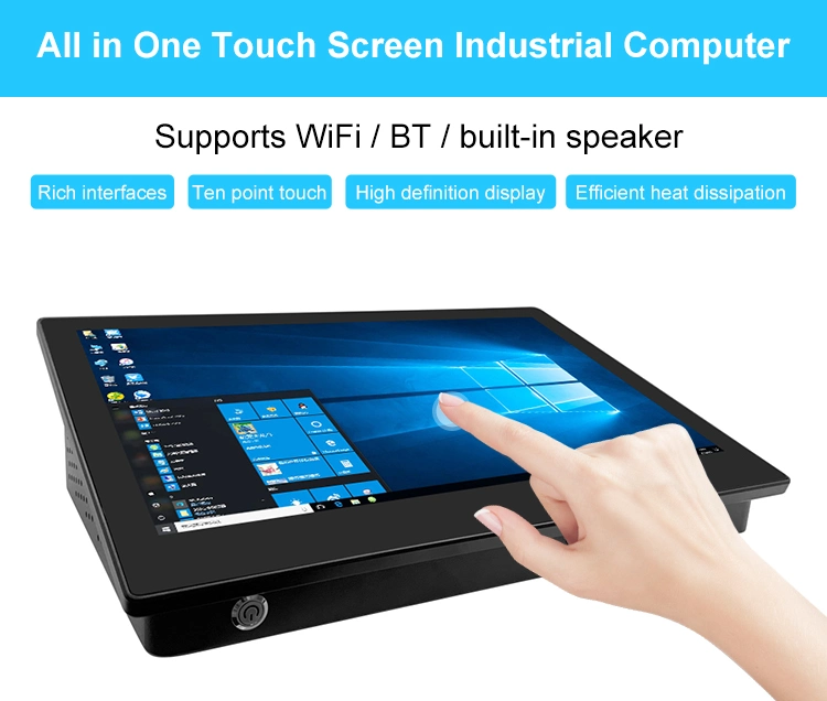 Industrial All in One Panel PC Intel I3 I5 I7 Portable Industrial Tablet PC Android Win 10 OS Touch Screen Industrial Computer