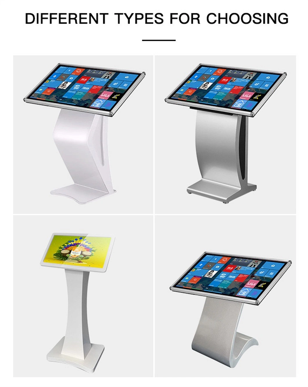 4K UHD Horizontal 32 49 55 65 Inch LCD Totem 42 Inch Kiosk Machine Price Vertical Advertising Display Digital Signage Interactive Touch Screen