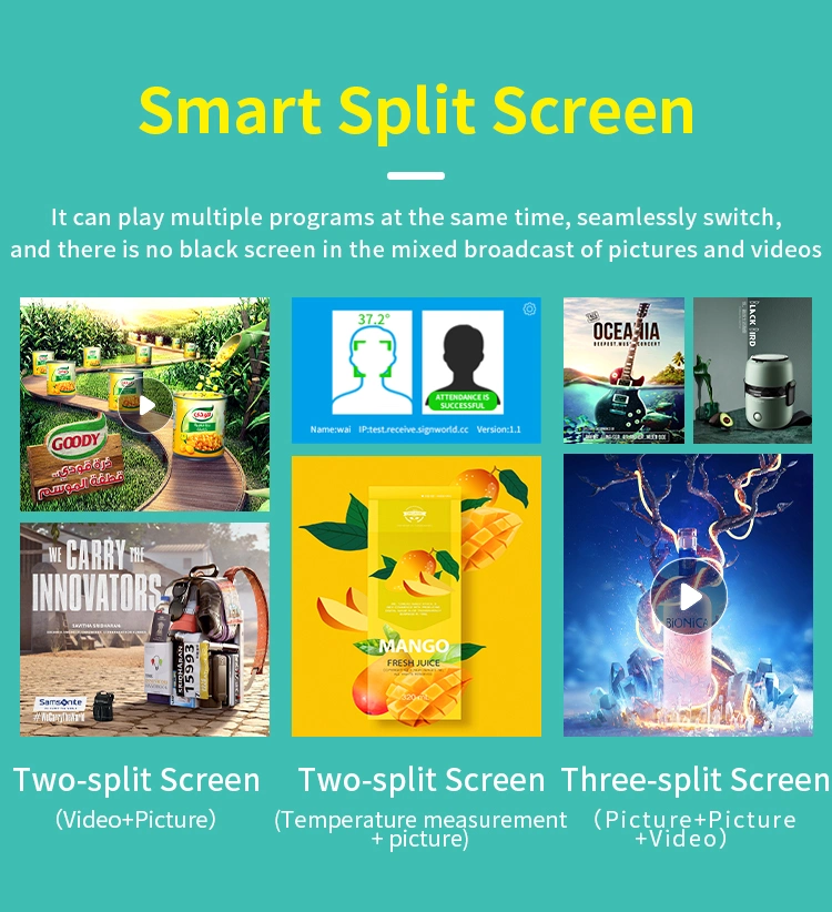 21.5 32 43 50 55 65 Inch Ultra Thin Touch Screen Wall Mount Digital Signage Smart Advertising Display LCD Advertising Screen