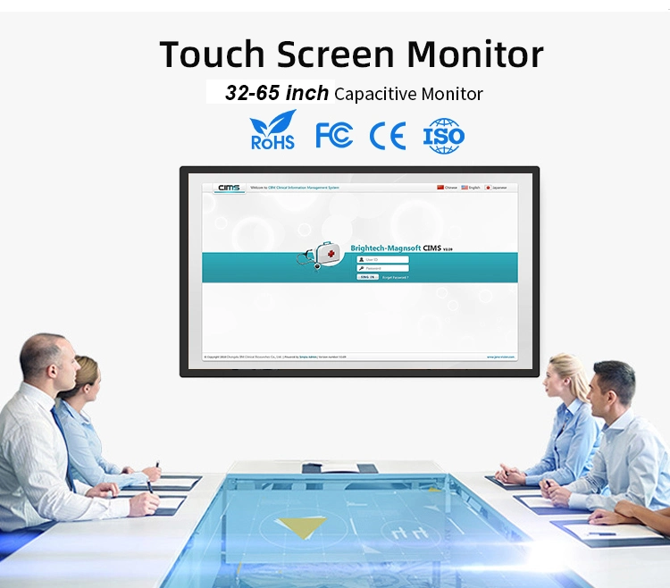 Touchwo 43&prime;&prime; 55&prime;&prime; 65&quot; Touch Screen LED Multi Touch Interactive Flat Panel Displays Monitor for Classroom Education Teacher Use