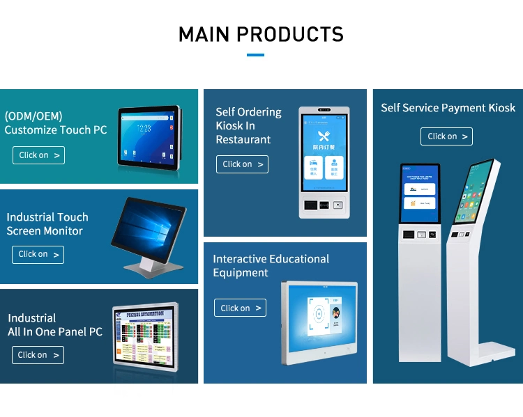 Android Wall Mount Large Digital Touch Screen 32 43 55 Inch All in One PC LCD Touch Screen for Whiteboard