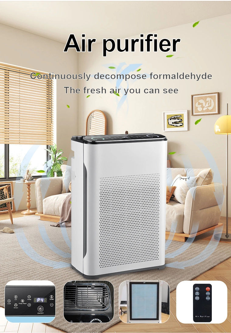 OEM Air Purifier HEPA Filter Touch Screen UV Light Home Manufacturers