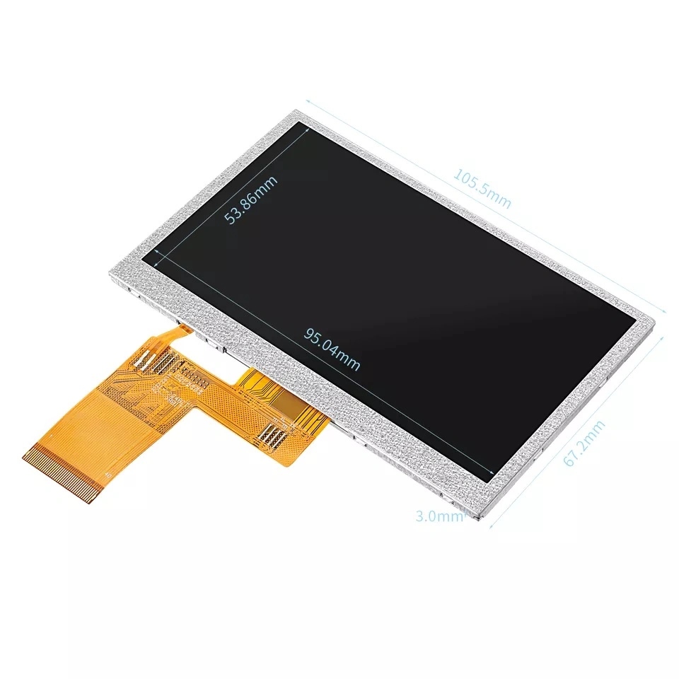 4.3 Inch TFT LCD Display Module Optional Touch Screen Panel with Controller Board Support Both PAL System and NTSC Apply for Intercom