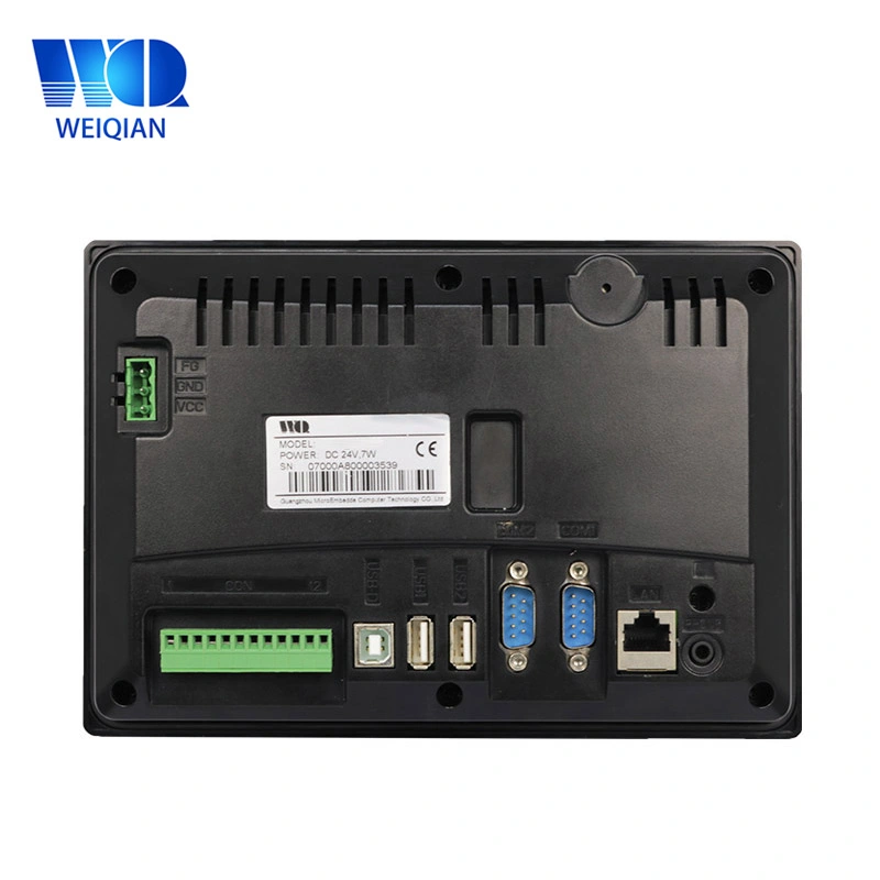 7 Inch High Resolution Industrial Computer Resistance Touch Screen Embedded Fanless All in One Machine