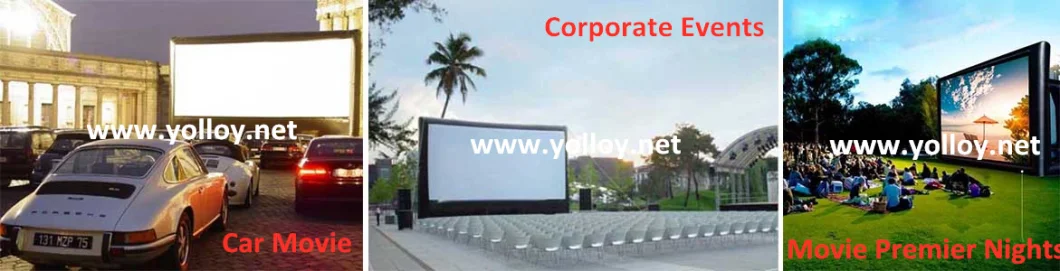 Outdoor Portable Cinema Airtight Inflatable Projection Movie Screen