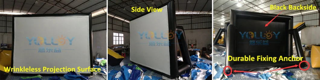 Outdoor Portable Cinema Airtight Inflatable Projection Movie Screen