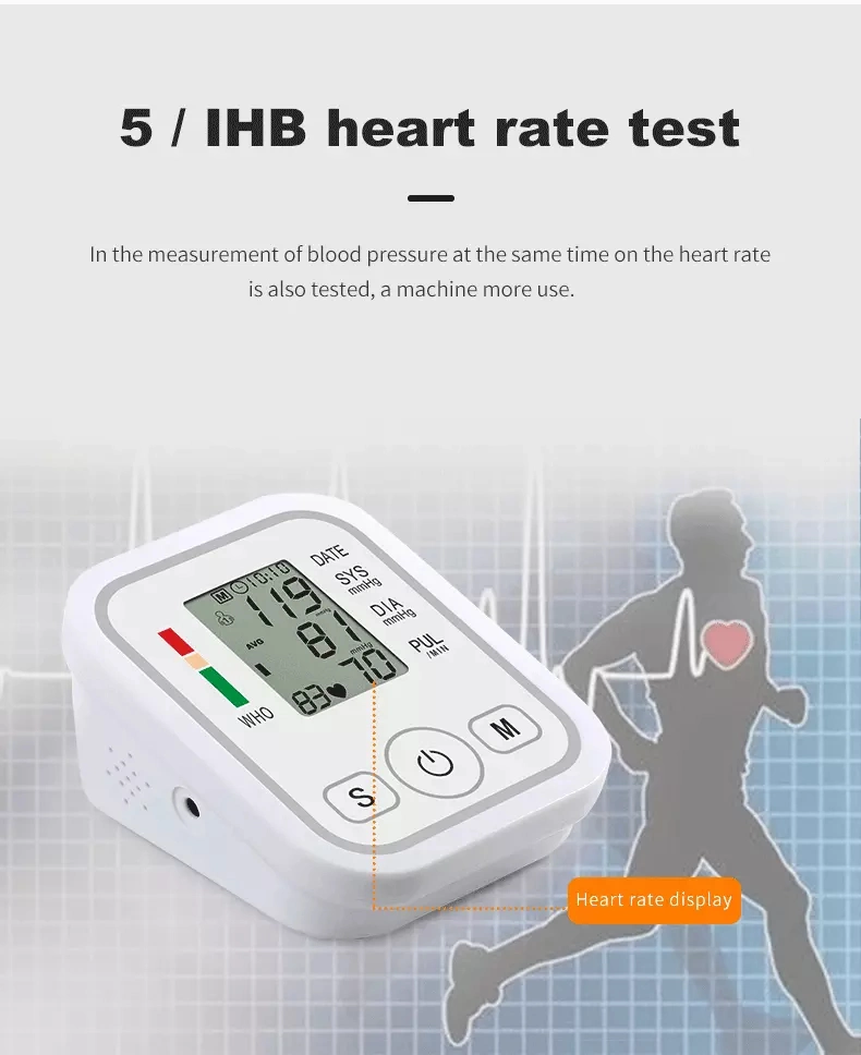 Blood Pressure Monitor Upper Arm Automatic Digital Bp Monitor with Large Cuff Large Screen