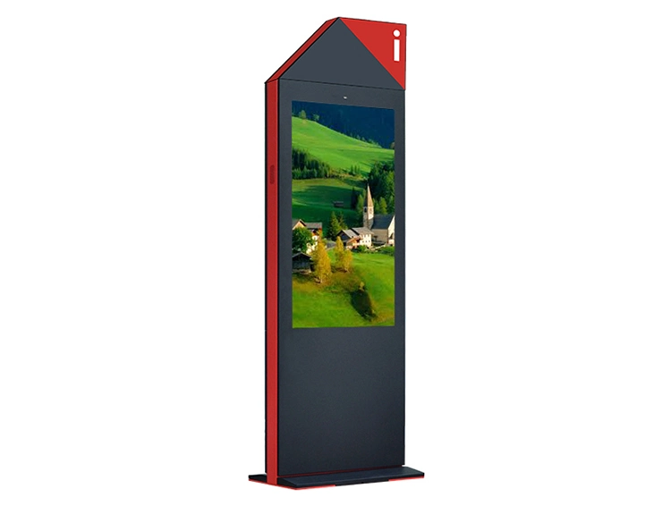 Wind-Cooled Vertical Screen Landing Ultra-Thin Outdoor Advertising Machine 55 Inch Latest Sunlight Readable LCD Multi Touch Kiosk Outdoor LCD Monitor