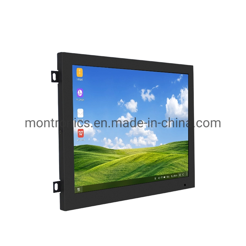 Open Frame 12 Inch High Brightness LED Monitor Industrial Display Monitor OEM