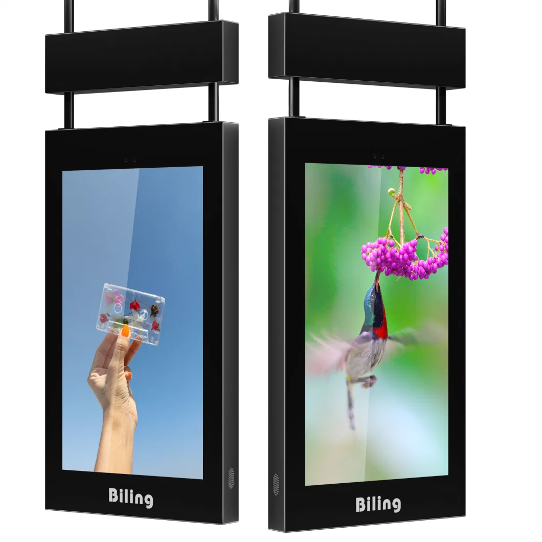 High Brightness LCD Screen Outdoor Gaming Monitor Player Totem Floor Stand 2500 Nits 4G WiFi Sunlight Readable