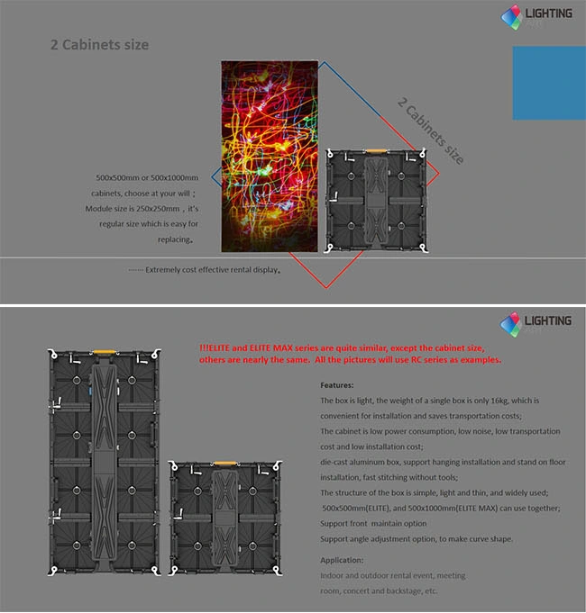 China Factory Full Color Curtain/Flexible Foldable LED Screen Rental Price P2.84