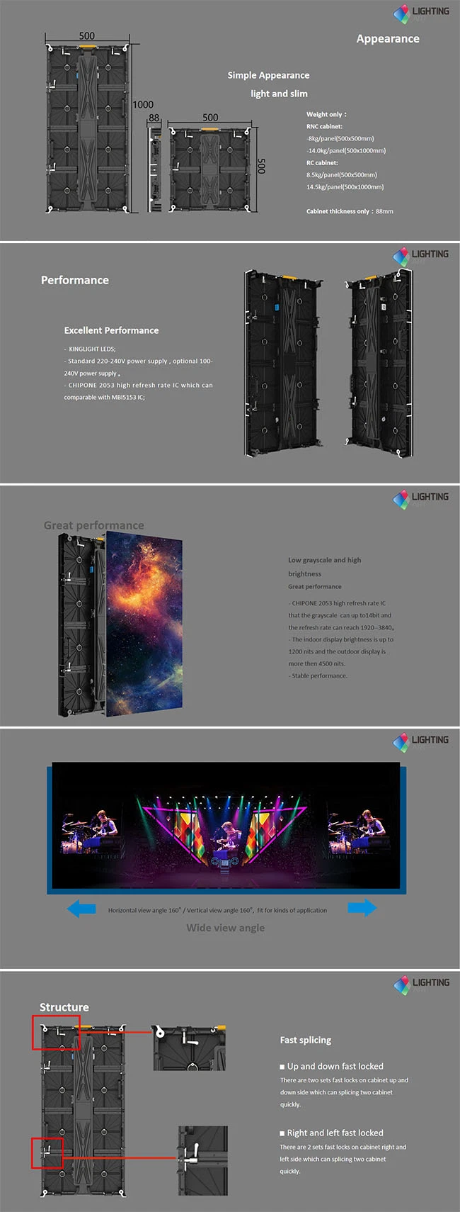 China Factory Full Color Curtain/Flexible Foldable LED Screen Rental Price P2.84