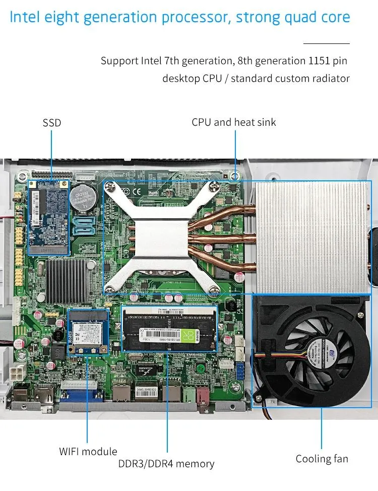 Computer Suppliers Cheap Office Computer Ordenador Computador Games Touch Screen Allinone PC