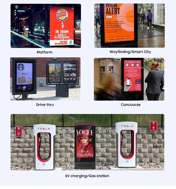 32&prime;&prime; 43&prime;&prime;ip65 Outdoor HD LCD Advertising Player, Touch Screen and Non-Touch Screen Outdoor Monitor