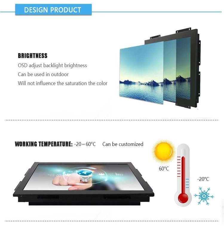 21.5&quot; TFT LED Capacitive Touch Monitor Wide Screen 21.5 Inch Touch Screen LCD Monitor