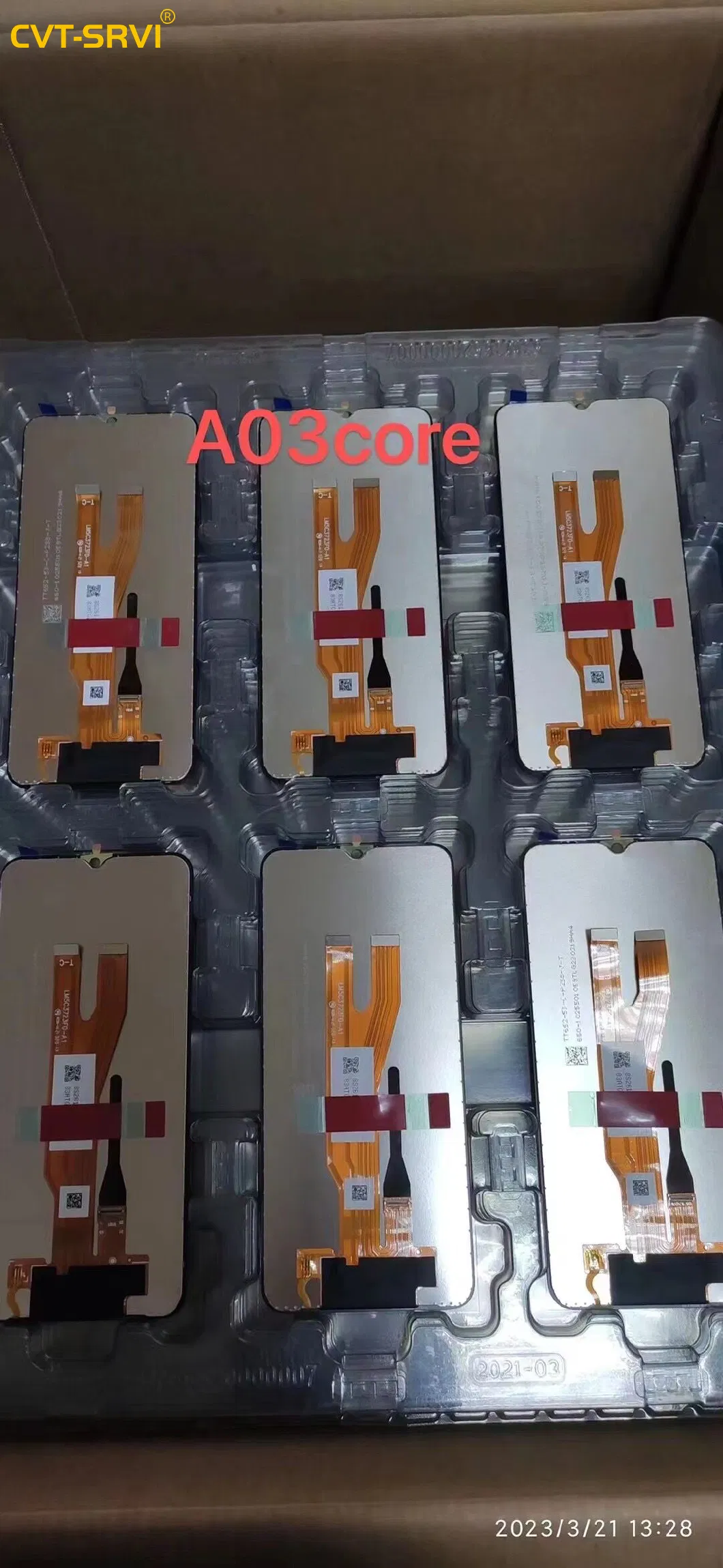 OEM High Quality Mobile Phone Screen CVT Original LCD Touch Screen for Samsung A03 Core Sm-A032/Ds LCD Replacement display