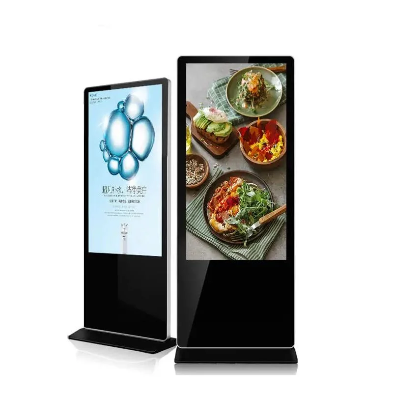 32 Inch LCD Display Advertising Player Digital Signage Interactive Floor Stand Monitor Totem Android Kiosk Touch Screen