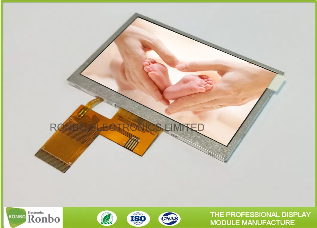 40 Pin Outdoor LCD Display Panel, TFT LCD Daylight Visible Display 4.3 Inch 480 X 272