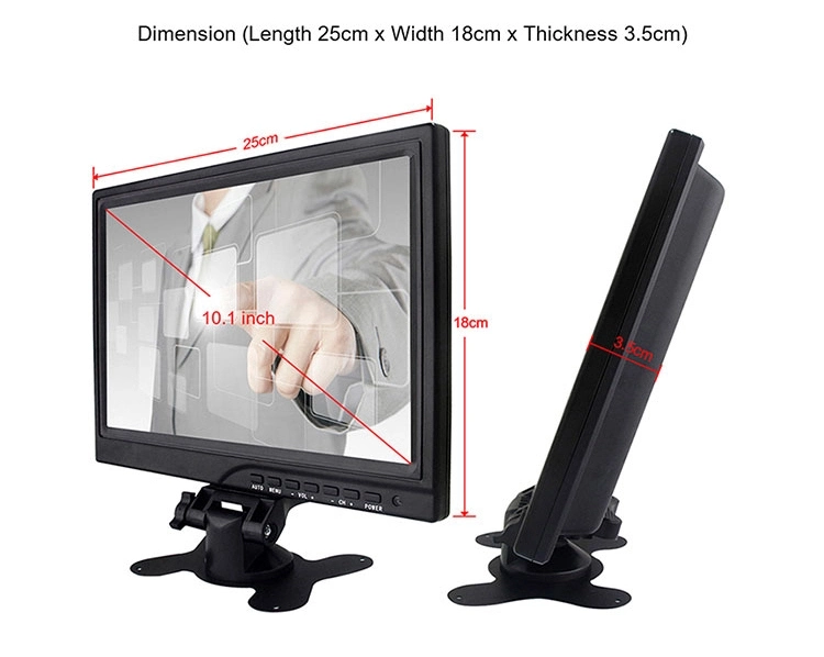 Hopestar Small Touch Screen Monitor 10 10.1 Inch USB Powered Capacitive Touch IPS Panel Monitor