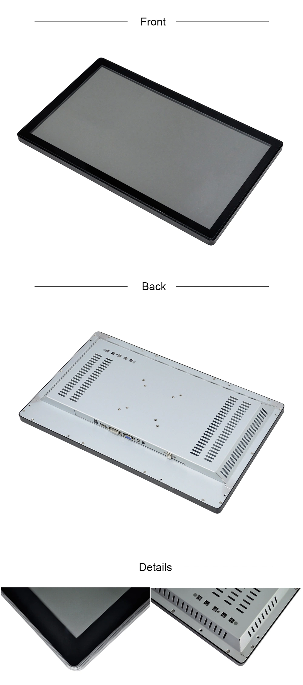 21.5inch Industrial LCD Monitor Outdoor Using Touch Moinitor