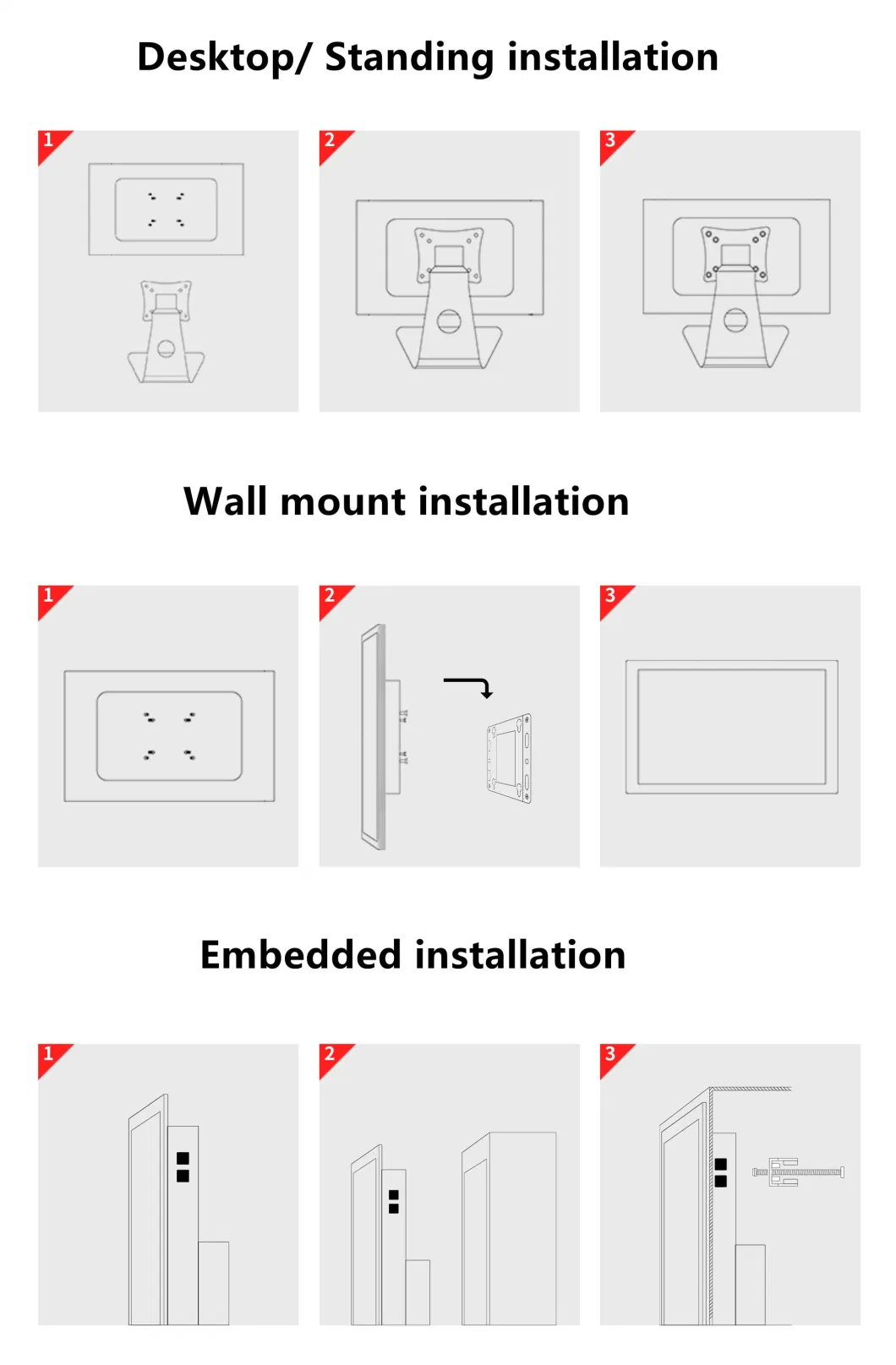 Panel IP65 Dustproof Waterproof Fanless 19 Inch I5 Rack Mount Industrial Touch Screen Panel PC