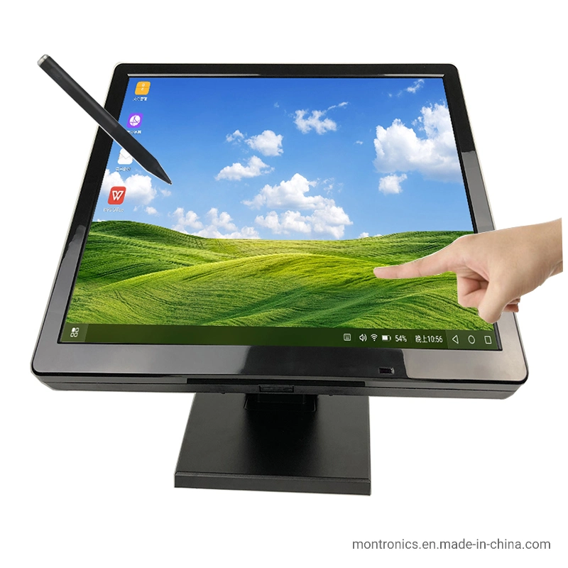 High Brightness 17 Inch 1280X1024 Resistive USB Touch Screen Monitor