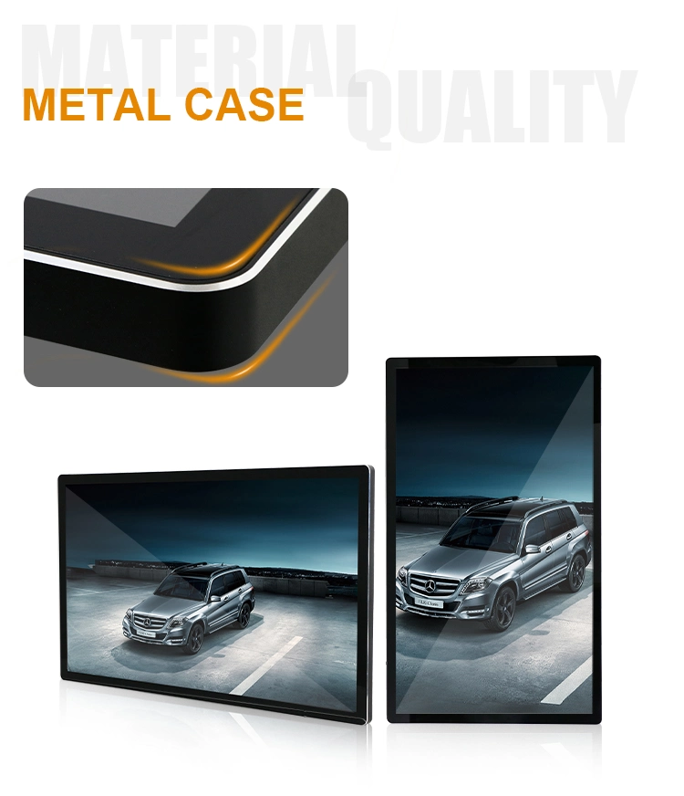 32 Inches Digital Signage Kiosk Metal Case Wall Mount Android Advertising Player Rk3566 Touch Screen for Shopping Mall