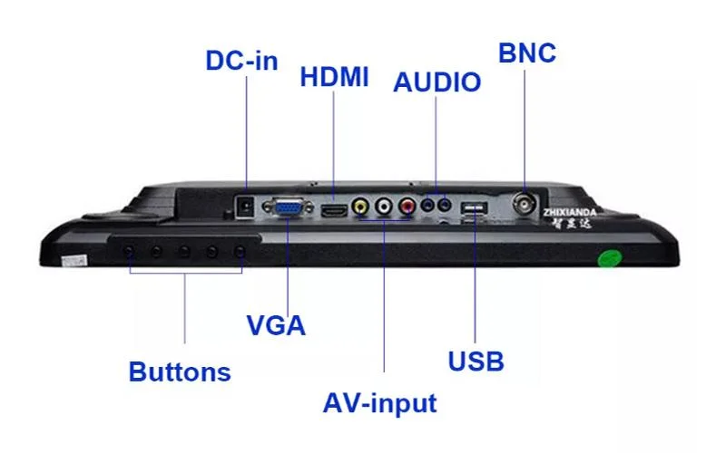 POS OEM VGA HDMI 1024*768 Resistive Touch Screen Monitors 15 Inch Touch Screen Monitor